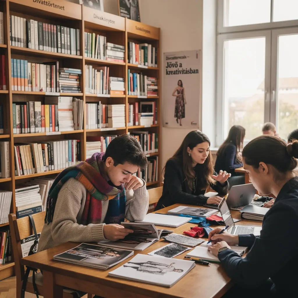 Színes szövetek és minták a ruházati gyártás folyamatában.